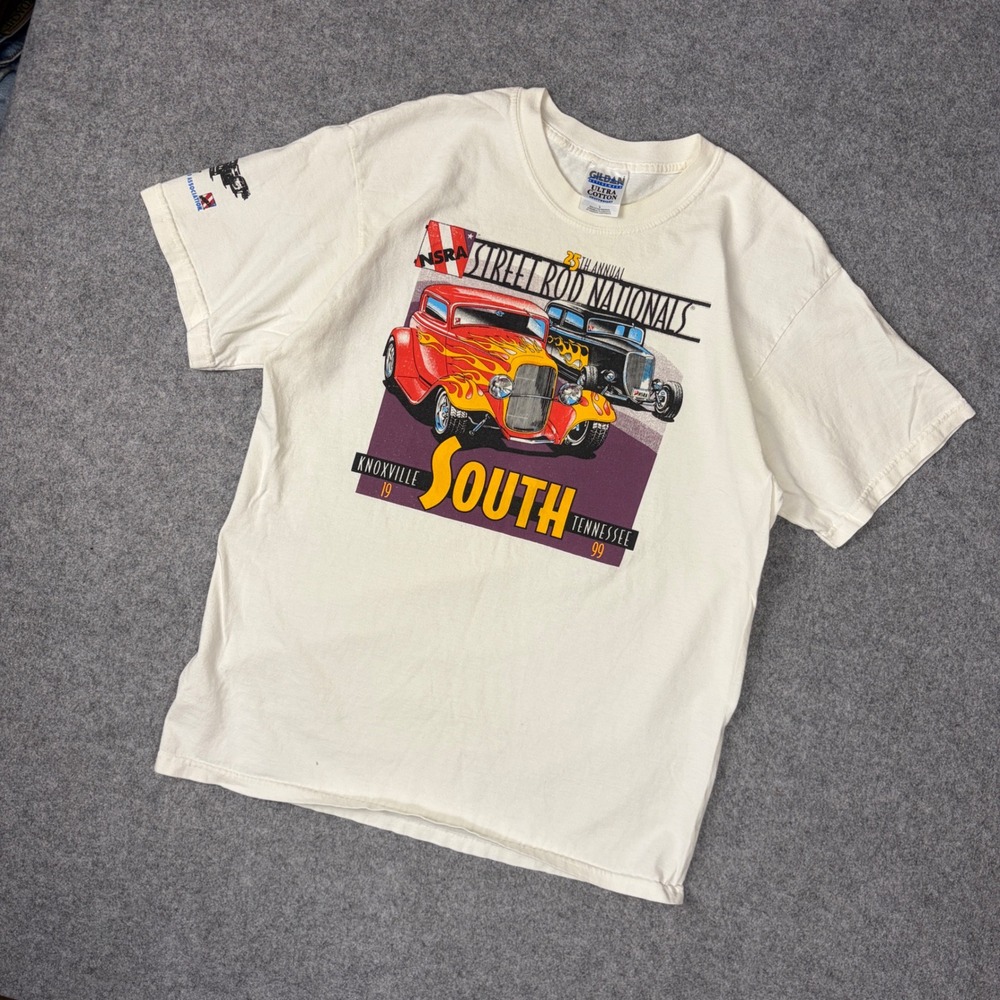 Vintage 1999 NSRA Street Rod Nationals South Tennessee T-Shirt Knoxville Large